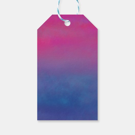 Balletthematroon met dansatre Dank u wel Cadeaulabel (Achterkant)