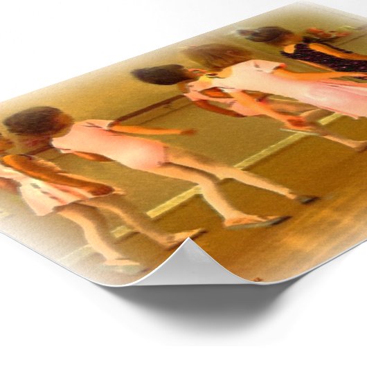 Ballettraining Poster (Hoek)