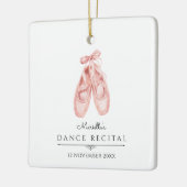 Balletuitvoering Aandenken  Keramisch Ornament (Links)