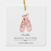 Balletuitvoering Aandenken  Keramisch Ornament (Voorkant)