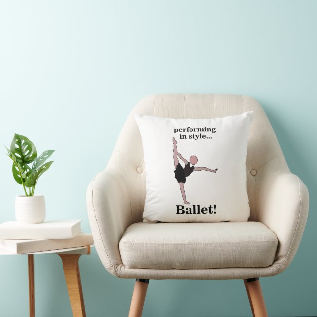 Balletuitvoering in stijl Ballerina Danser Kussen (Stoel)