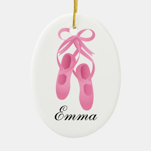 Balletversiering Keramisch Ornament (Voorkant)