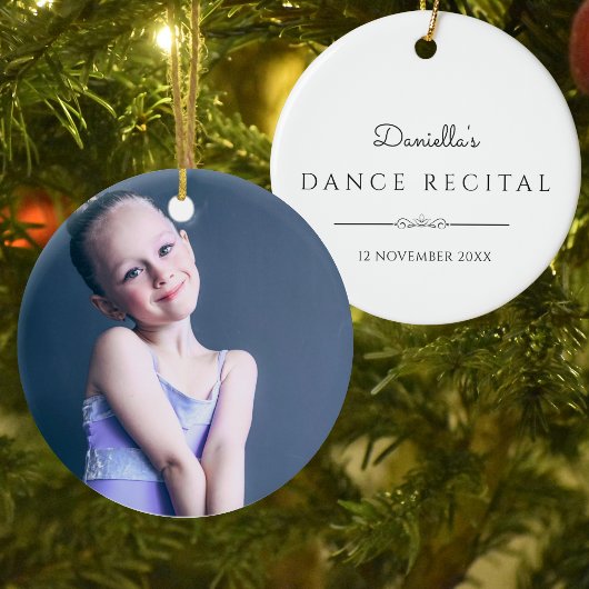 Balletvoorstelling Foto en Tekst  Keramisch Ornament