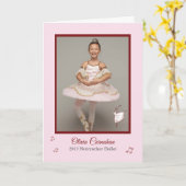 Balletvoorstelling  foto-evenement & naam kaart (Gele Bloem)