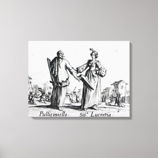 Balli de Sfessania, c.1622 2 Canvas Afdruk (Voorkant)