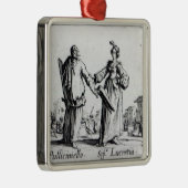 Balli de Sfessania, c.1622 2 Metalen Ornament (Rechts)