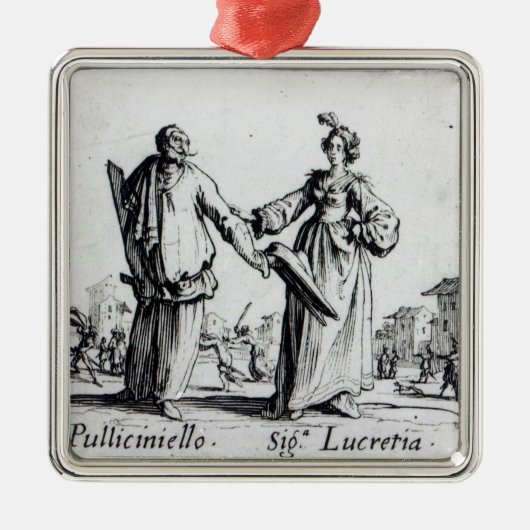 Balli de Sfessania, c.1622 2 Metalen Ornament (Voorkant)