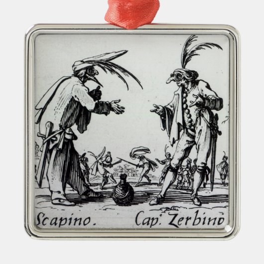 Balli de Sfessania, c.1622 2 Metalen Ornament (Voorkant)