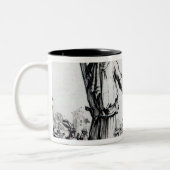 Balli de Sfessania, c.1622 2 Tweekleurige Koffiemok (Links)