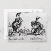 Balli de Sfessania, c.1622 Briefkaart (Voorkant / Achterkant)