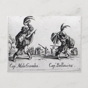 Balli de Sfessania, c.1622 Briefkaart