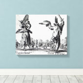 Balli de Sfessania, c.1622 Canvas Afdruk (Insitu (Houten vloer))