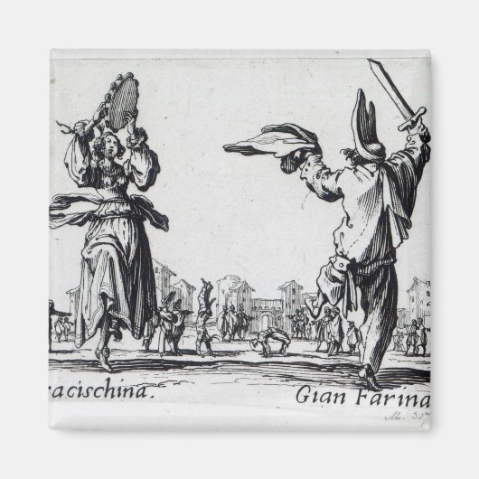 Balli de Sfessania, c.1622 Magneet (Voorkant)