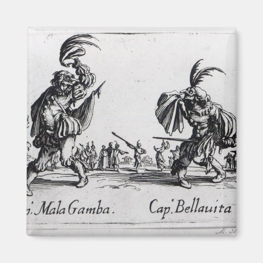 Balli de Sfessania, c.1622 Magneet (Voorkant)