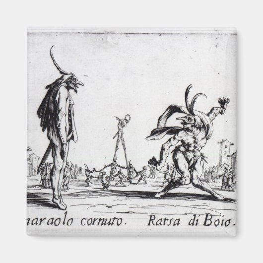 Balli de Sfessania, c.1622 Magneet (Voorkant)