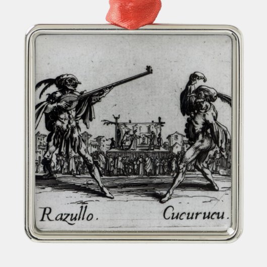 Balli de Sfessania, c.1622 Metalen Ornament (Voorkant)