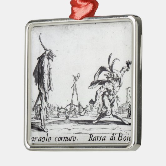 Balli de Sfessania, c.1622 Metalen Ornament (Links)