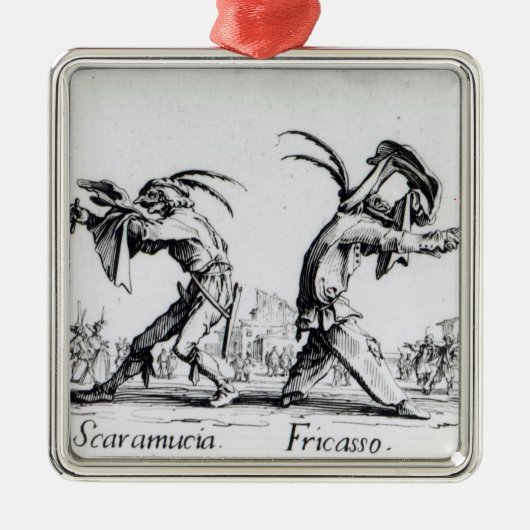 Balli de Sfessania, c.1622 Metalen Ornament (Voorkant)