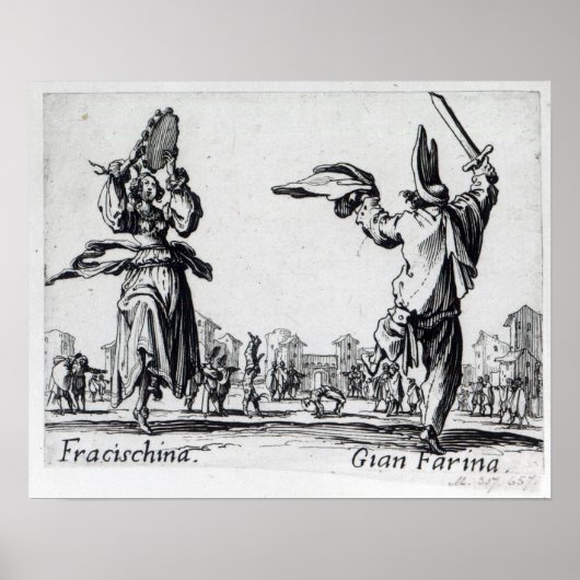 Balli de Sfessania, c.1622 Poster (Voorkant)