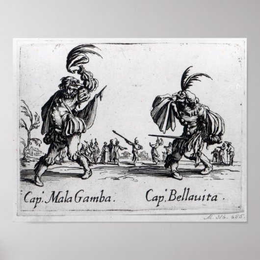 Balli de Sfessania, c.1622 Poster (Voorkant)