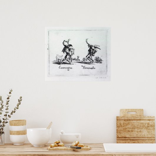 Balli de Sfessania, c.1622 Poster (Keuken)