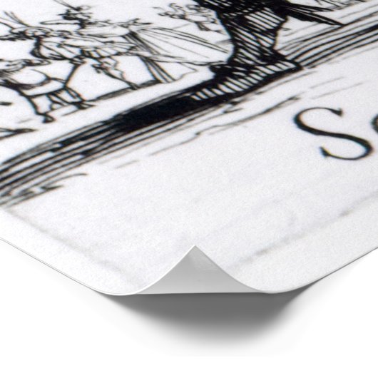 Balli de Sfessania, c.1622 Poster (Hoek)