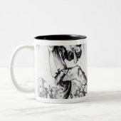 Balli de Sfessania, c.1622 Tweekleurige Koffiemok (Links)