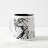 Balli de Sfessania, c.1622 Tweekleurige Koffiemok (Voorkant links)