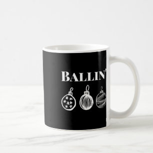 Ballin' - Grappig Kerstversiering Kerstpyjama Koffiemok