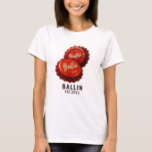 Ballin Retro Bottle Pet Logo –  Red Graphi T-shirt (Voorkant)