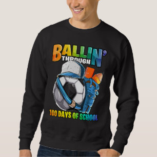 Ballin' tot 100 dagen school voetbal trui