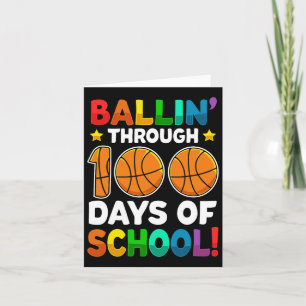 Ballin 'tot 100 dagen van school basketbal voor kaart