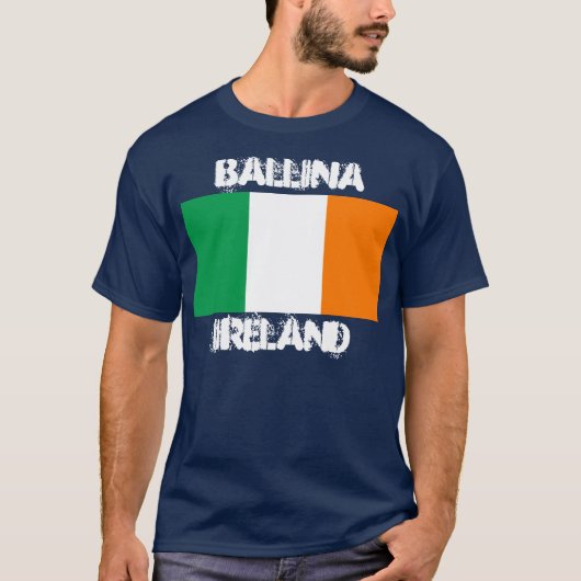 Ballina, Ierland (River Moy, County Mayo) T-shirt (Voorkant)