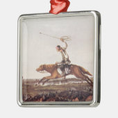 Balling Ostriches Metalen Ornament (Links)