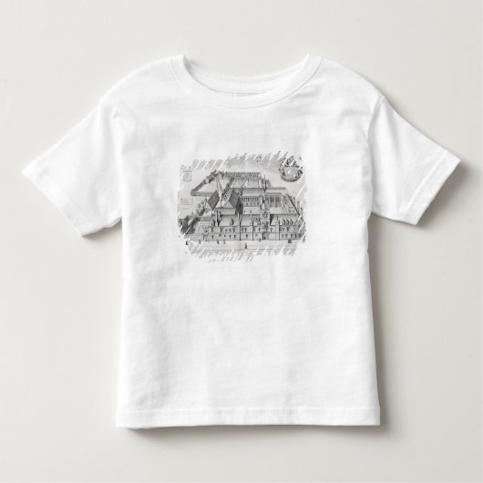 Balliol College, Oxford, uit 'Oxonia Illustrata'; Kinder Shirts (Voorkant)