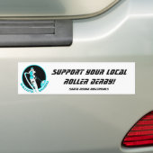 Ballistic Bruiserz Support bumper sticker (Op auto)
