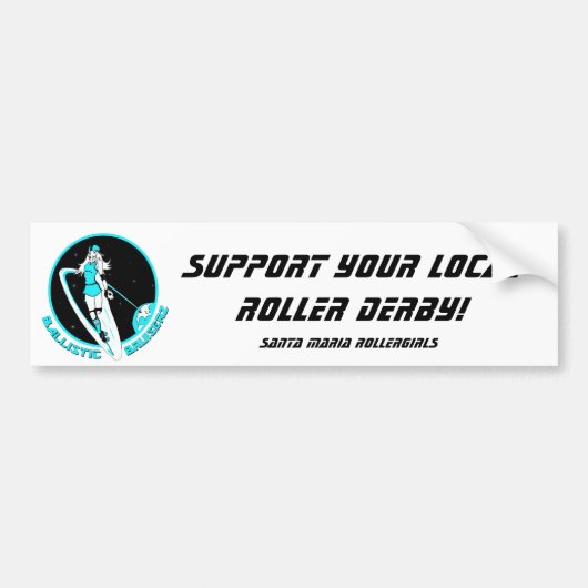 Ballistic Bruiserz Support bumper sticker (Voorkant)