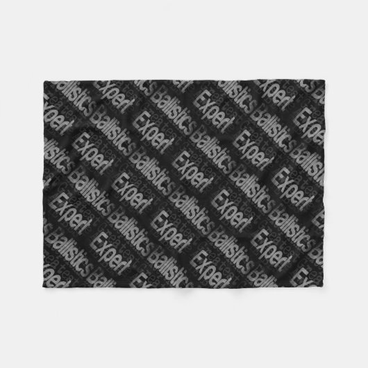 Ballistics Expert Extraordinaire Fleece Deken (Voorkant (Horizontaal))