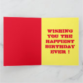 BALLOENS "HAPPY BIRTHDAY" KAART (Binnen)