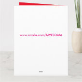 BALLOENS "HAPPY BIRTHDAY" KAART (Achterkant)