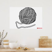 Ballof Yarn Poster (Keuken)