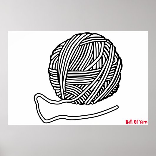 Ballof Yarn Poster (Voorkant)