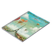 Balloing over Parijs Notitieboek (Linkerzijde)