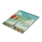 Balloing over Parijs Tegeltje (Zijkant)