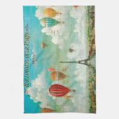 Balloing over Parijs Theedoek (Verticaal)