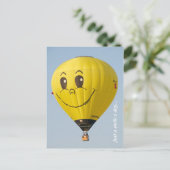 Balloing Smile Briefkaart (Staand voorkant)