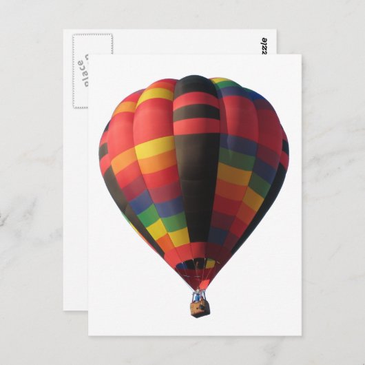 Ballon 3 briefkaart (Voorkant / Achterkant)