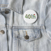 Ballon 40th Birthday Gifts Ronde Button 5,7 Cm (In situ)
