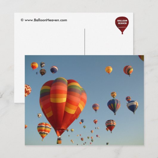 Ballon ABQ-2005-3 Briefkaart (Voorkant / Achterkant)