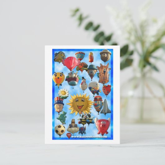 Ballon ABQ-424 Briefkaart (Staand voorkant)